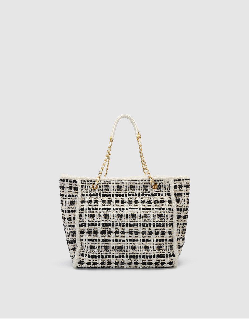 Tweed Tote Bag sold by Urban Revivo product image thumbnail 2