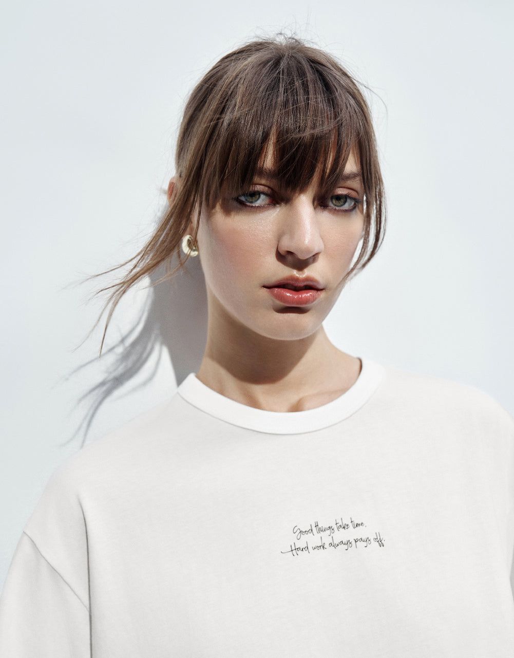 Slogan Printed Crew Neck T-Shirt sold by Urban Revivo product image thumbnail 5