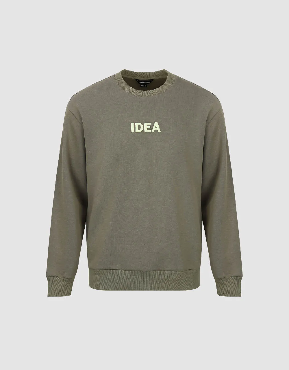 Letter Embossed Loose Sweatshirt sold by Urban Revivo product image thumbnail 2