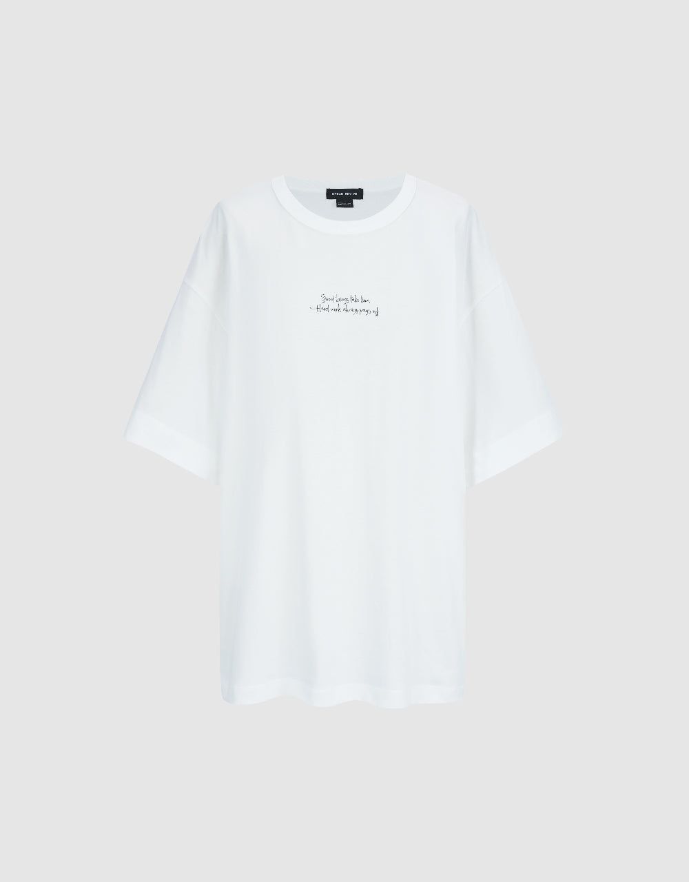 Slogan Printed Crew Neck T-Shirt sold by Urban Revivo product image thumbnail 2