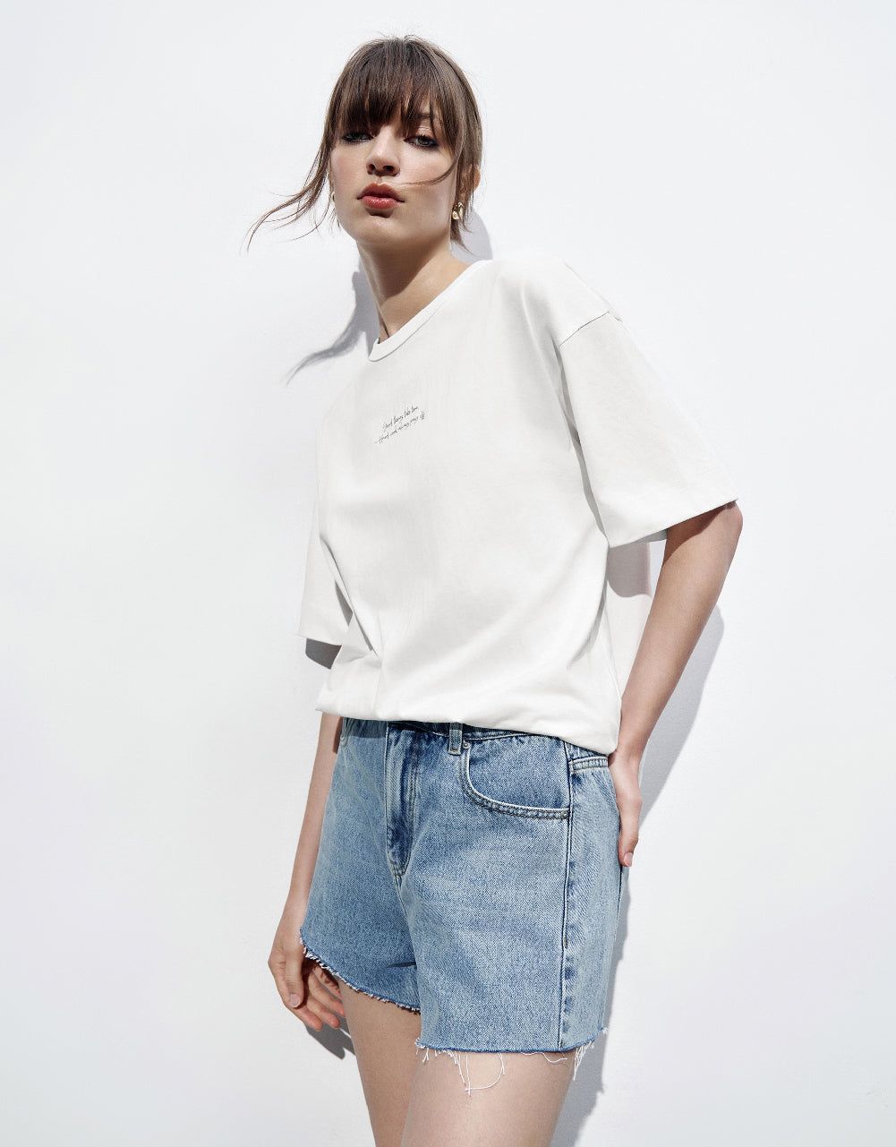 Slogan Printed Crew Neck T-Shirt sold by Urban Revivo product image thumbnail 3