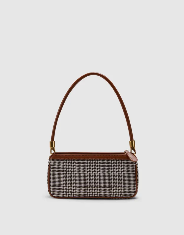 Houndstooth Shoulder Bag sold by Urban Revivo