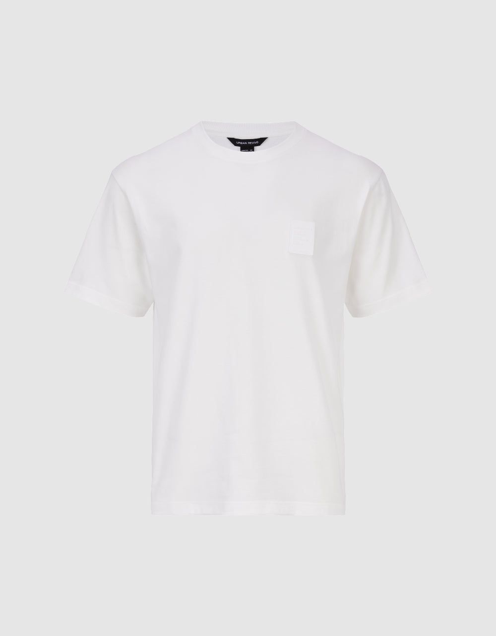 Straight Crew Neck T-Shirt sold by Urban Revivo product image thumbnail 2