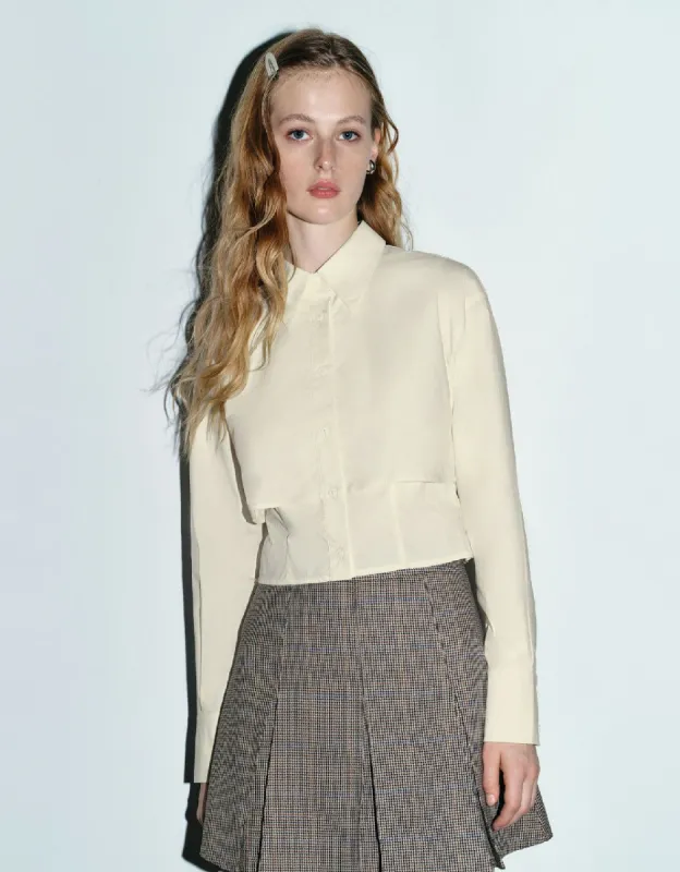 Straight Lapel Shirt sold by Urban Revivo