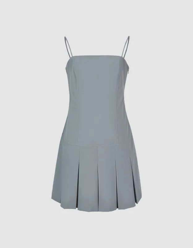 Pleated A-Line Cami Dress sold by Urban Revivo
