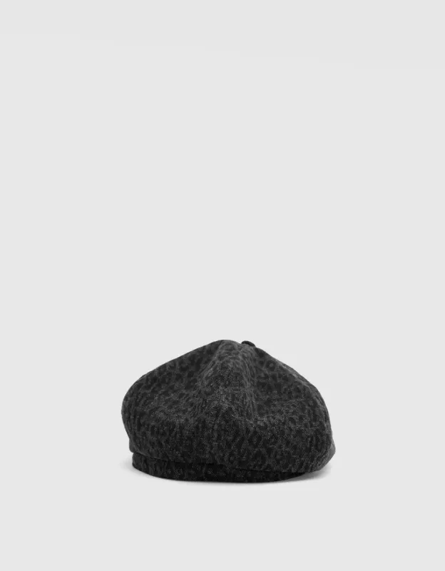 Textured Denim Beret sold by Urban Revivo