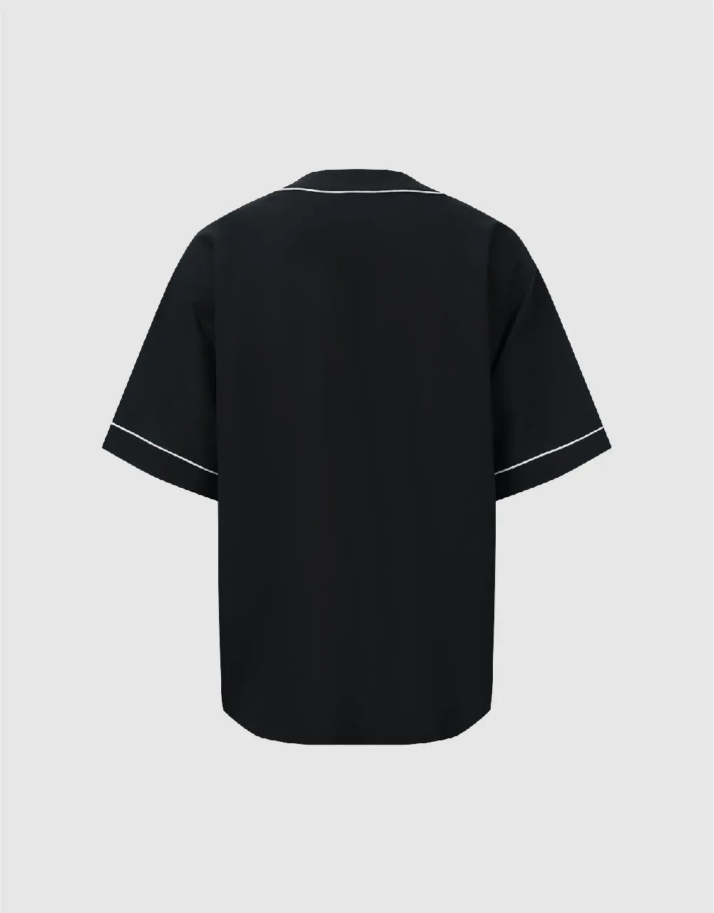 Crew Neck Button Up Oversized Shirt sold by Urban Revivo product image thumbnail 5