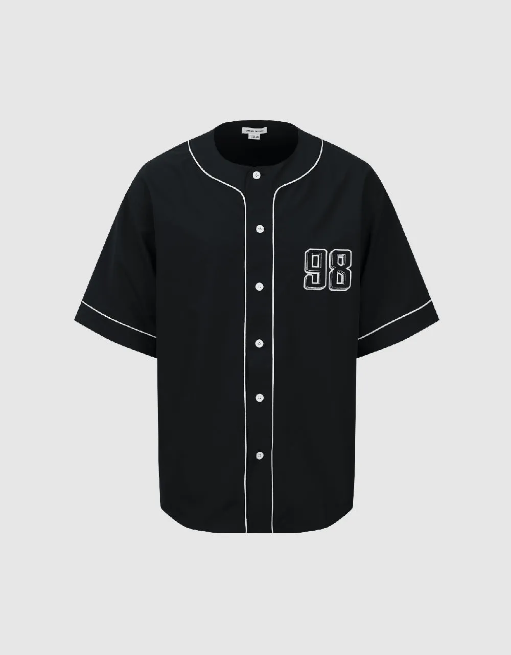 Crew Neck Button Up Oversized Shirt sold by Urban Revivo product image thumbnail 2