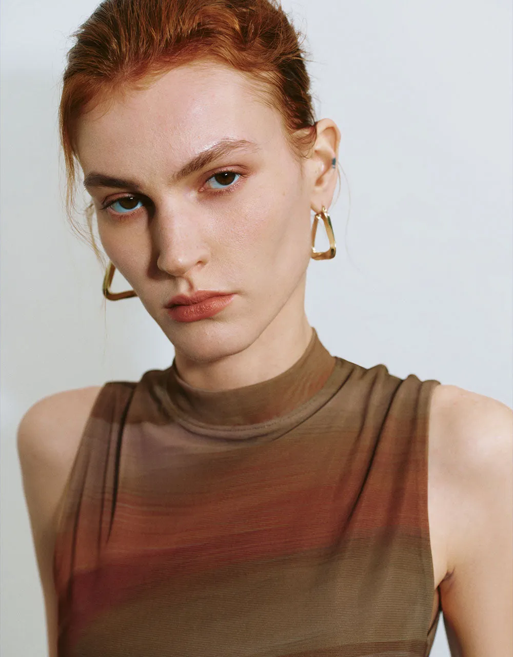 Printed Crew Neck Tank Top sold by Urban Revivo product image thumbnail 4