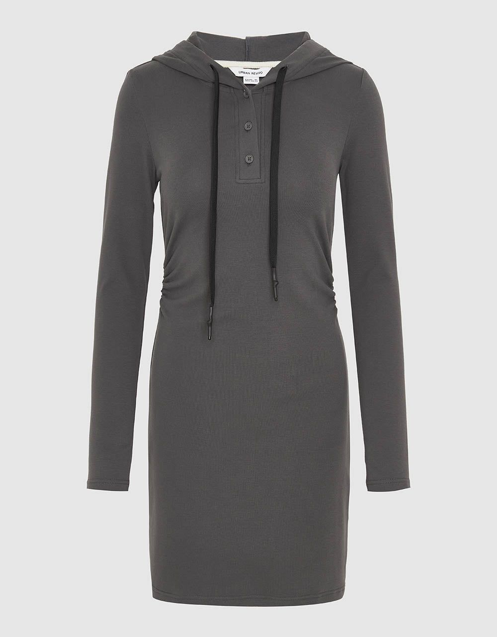 Knitted Hooded Skinny Dress sold by Urban Revivo product image thumbnail 2