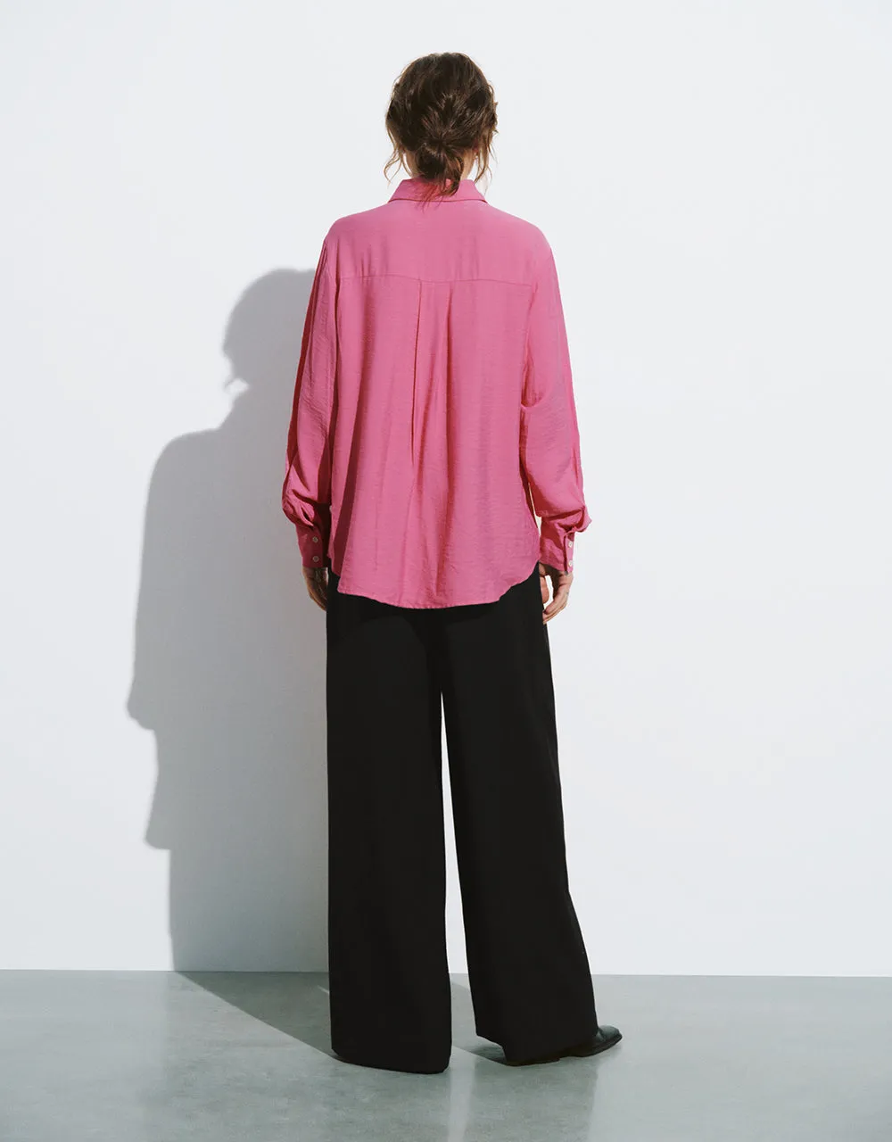 Straight Button Up Overhead Shirt sold by Urban Revivo product image thumbnail 5