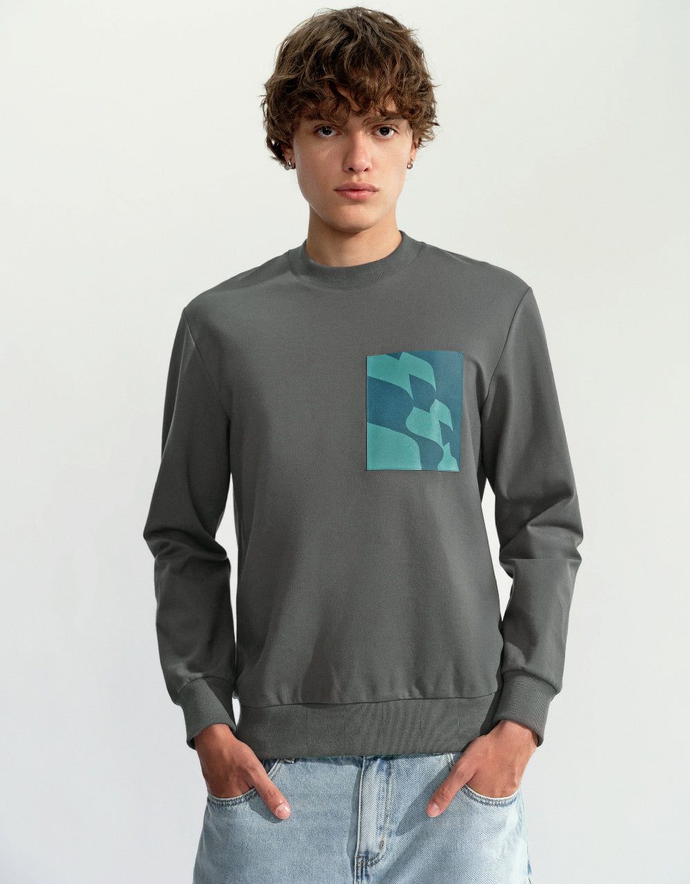 Loose Straight Sweatshirt sold by Urban Revivo