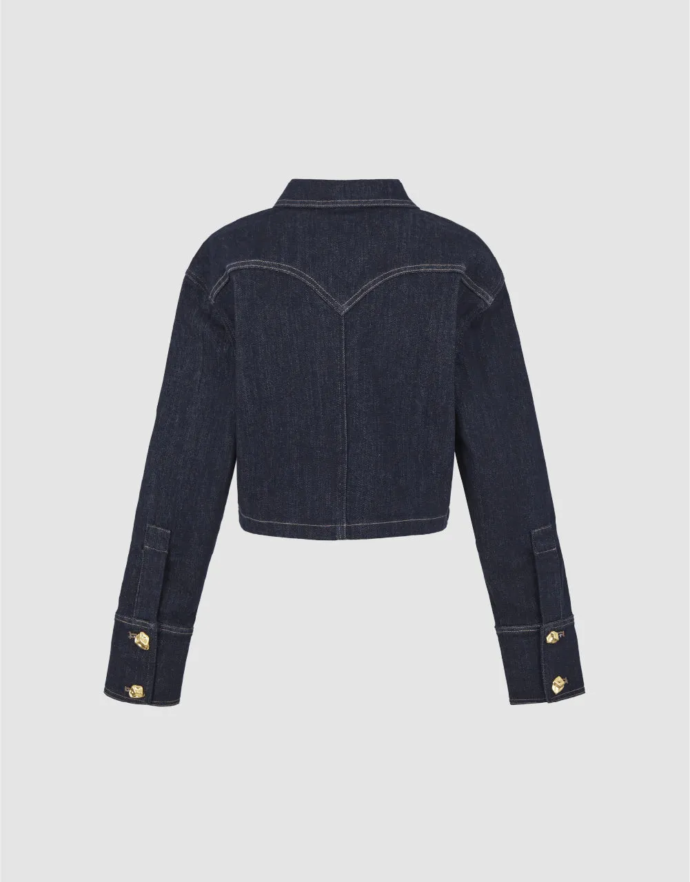 Standard Sleeve Denim Jacket sold by Urban Revivo product image thumbnail 5