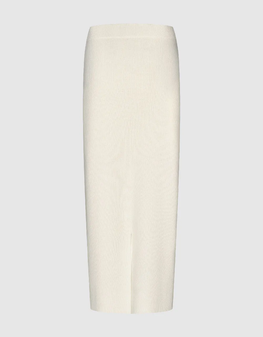 Elastic Waist Skinny Knitted Skirt sold by Urban Revivo product image thumbnail 3