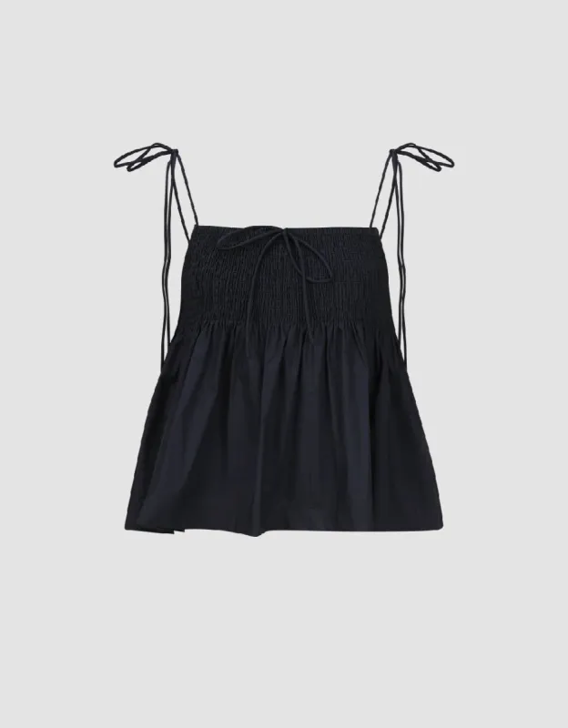 Plaid Square-Cut Collar Cami Top sold by Urban Revivo