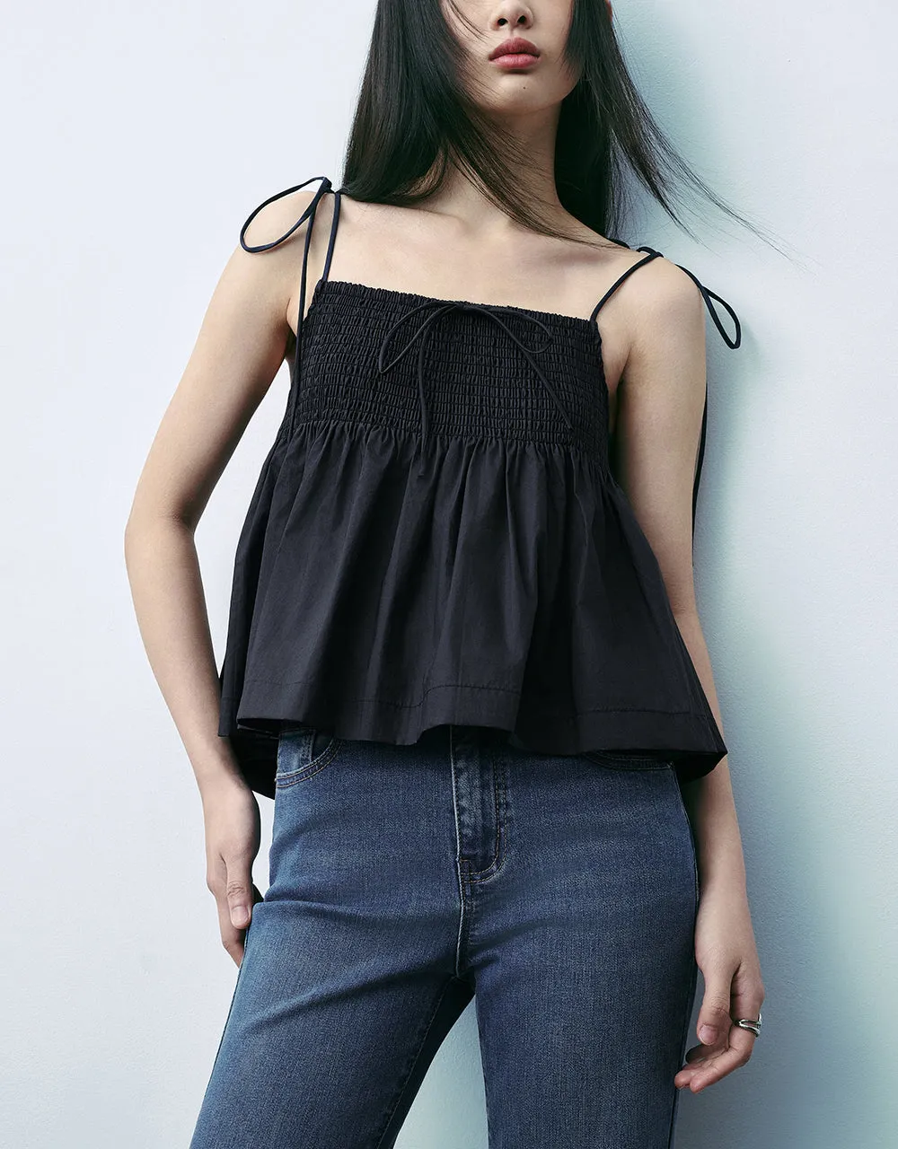 Plaid Square-Cut Collar Cami Top sold by Urban Revivo product image thumbnail 2