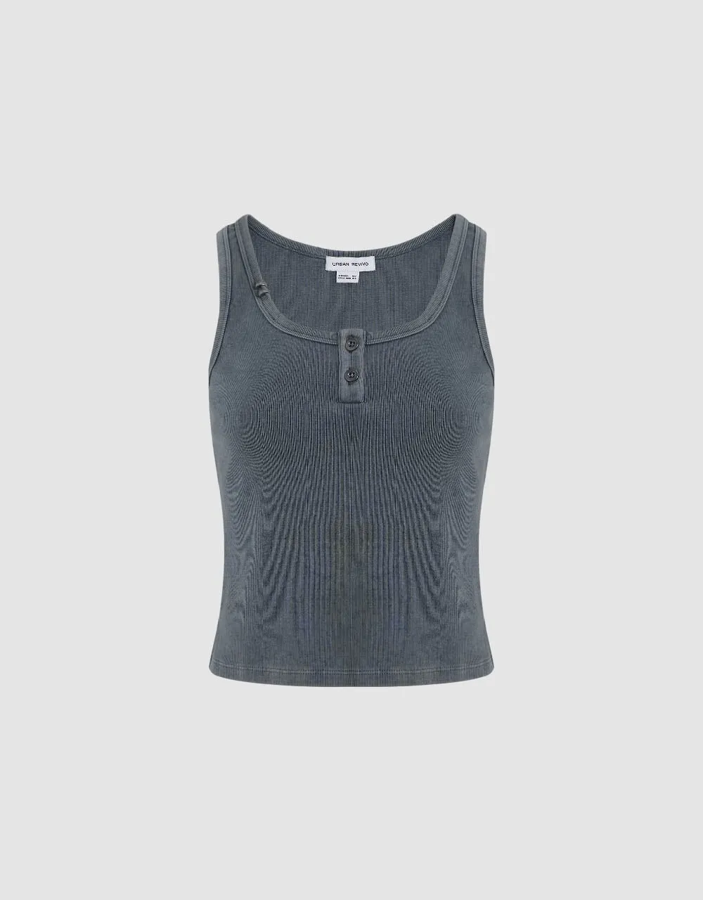 U Neck Knitted Tank Top sold by Urban Revivo