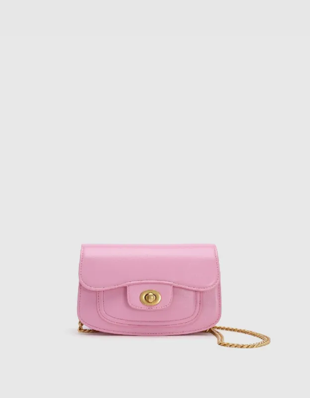 Turn-Lock Crossbody Bag sold by Urban Revivo