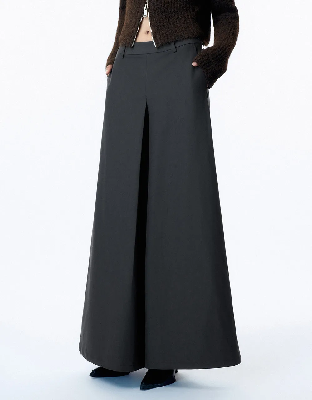 Loose Wide-Leg Pants sold by Urban Revivo product image thumbnail 2