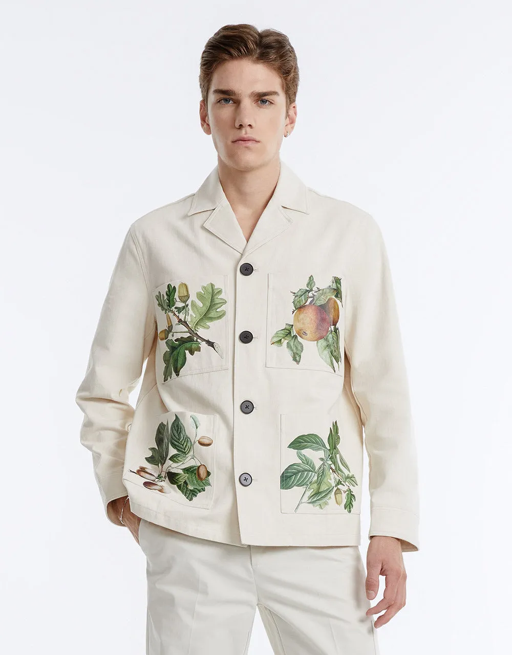 Fruit Print Jacket sold by Urban Revivo