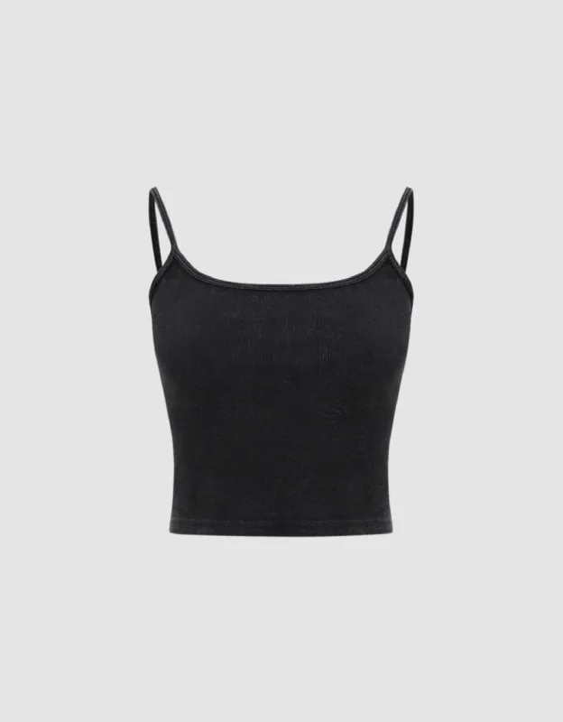 U Neck Skinny Tank Top sold by Urban Revivo