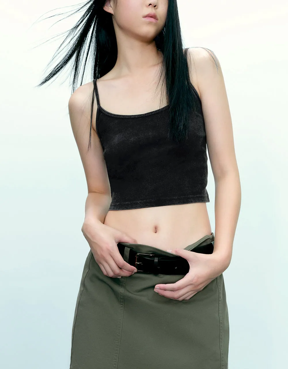 U Neck Skinny Tank Top sold by Urban Revivo product image thumbnail 2