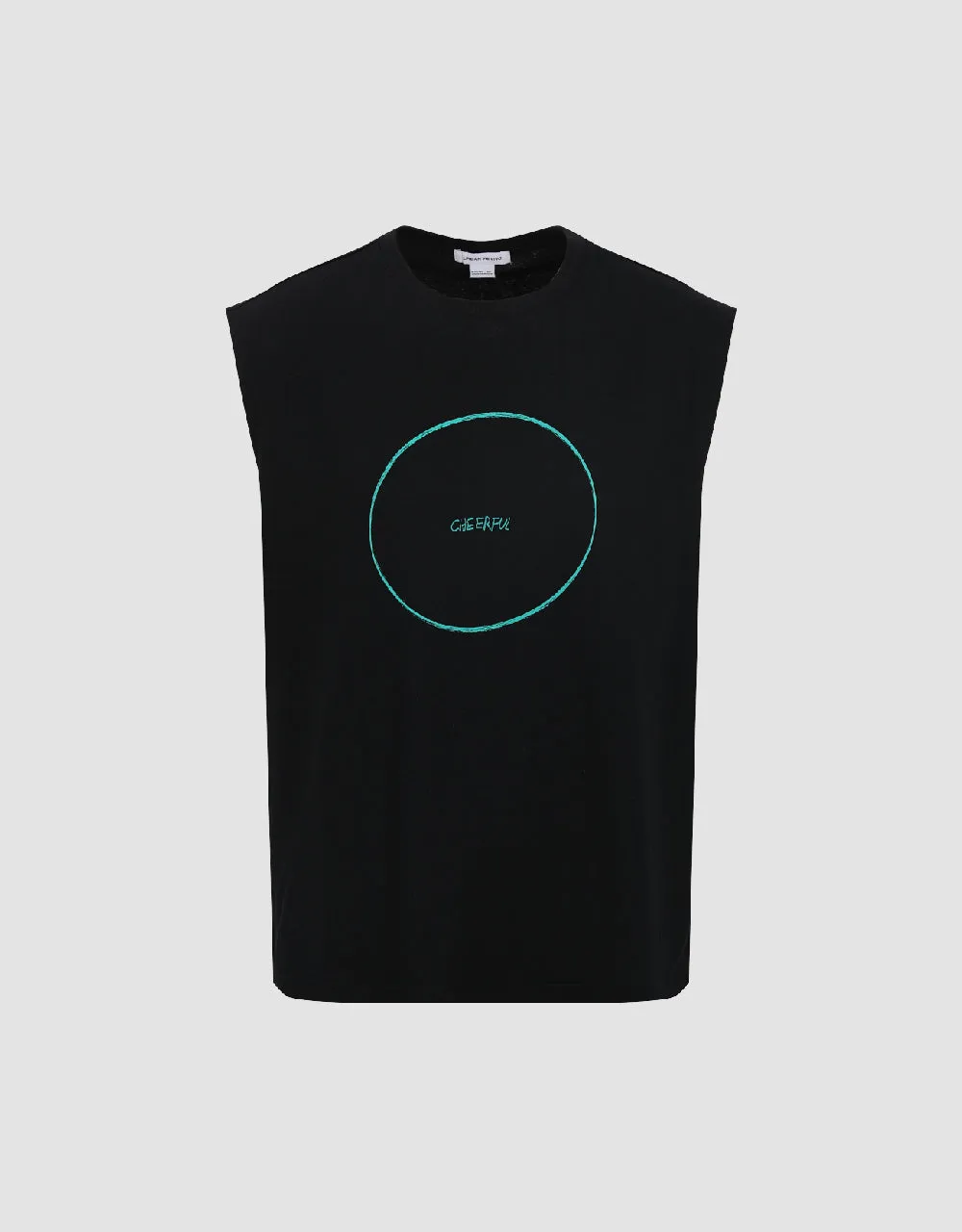 Printed Crew Neck Loose Tank Top sold by Urban Revivo product image thumbnail 2