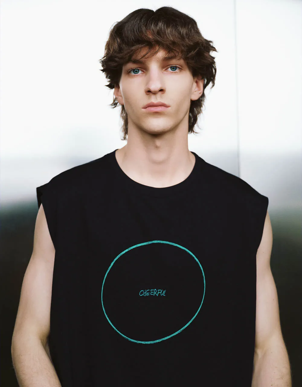 Printed Crew Neck Loose Tank Top sold by Urban Revivo product image thumbnail 4