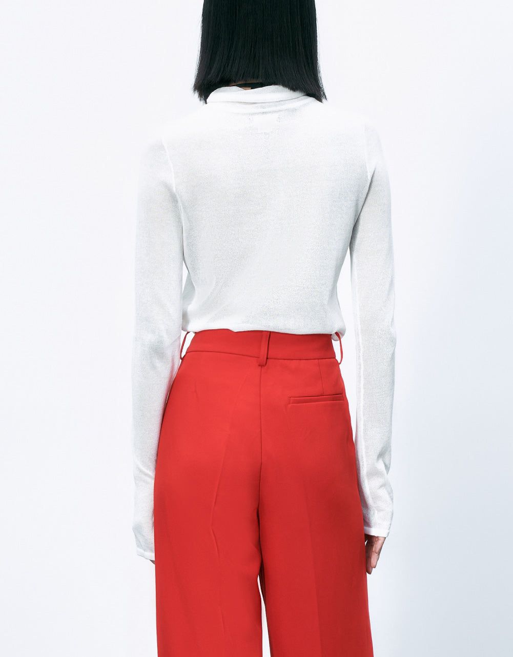 Stand Collar Knitted T-Shirt sold by Urban Revivo product image thumbnail 4