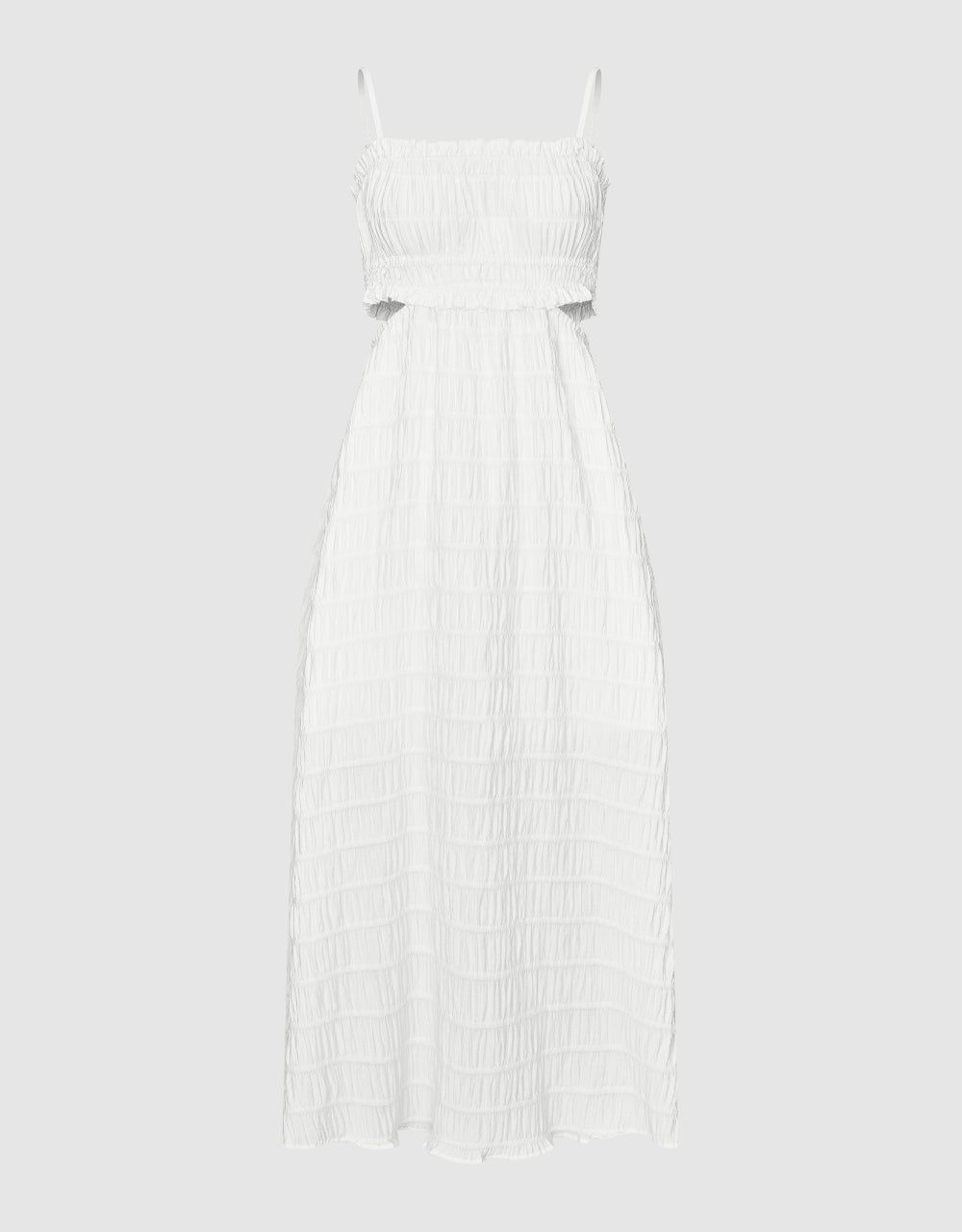 Sleeveless Cut-Out A-Line Dress sold by Urban Revivo
