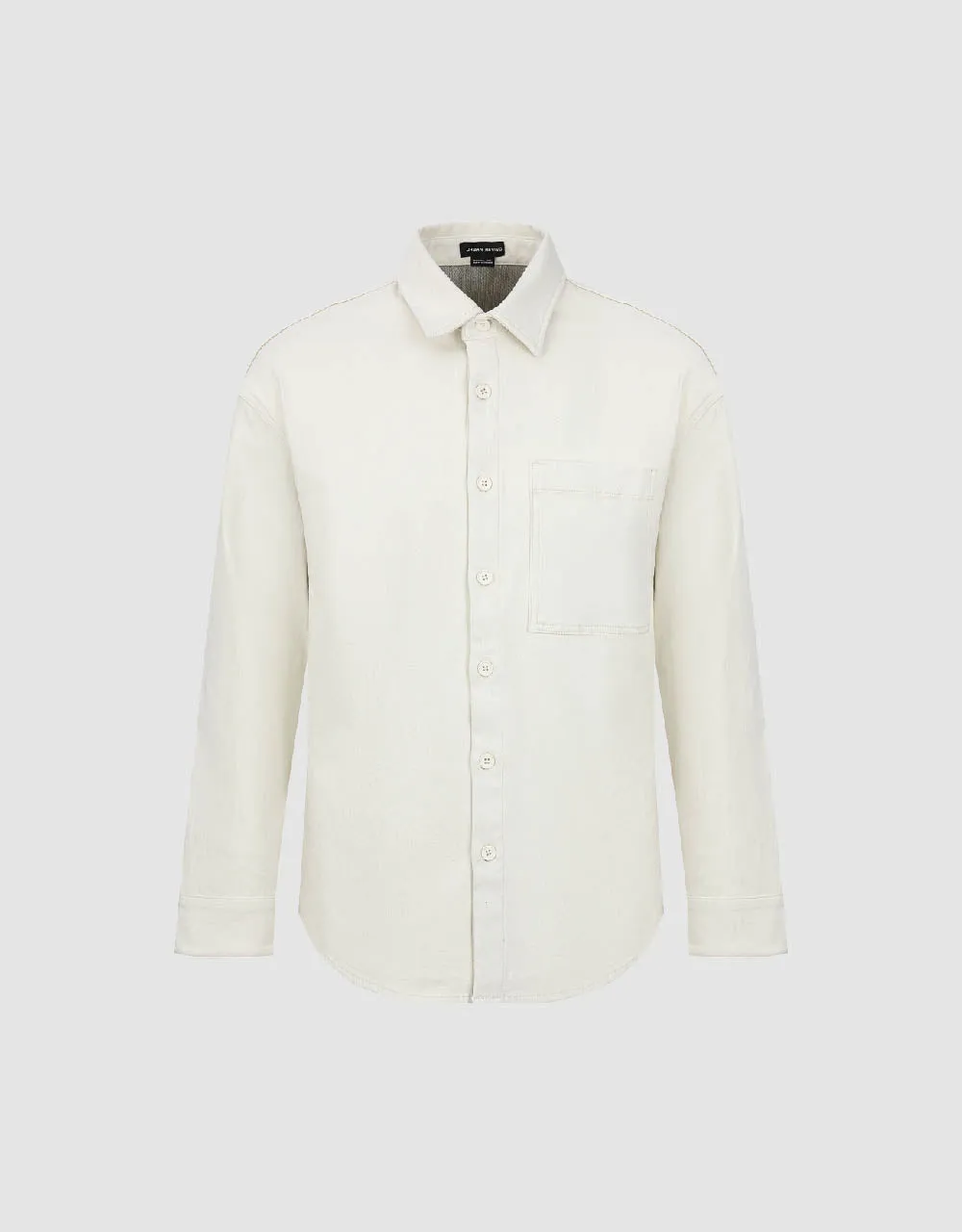 Straight Denim Shirt sold by Urban Revivo product image thumbnail 2