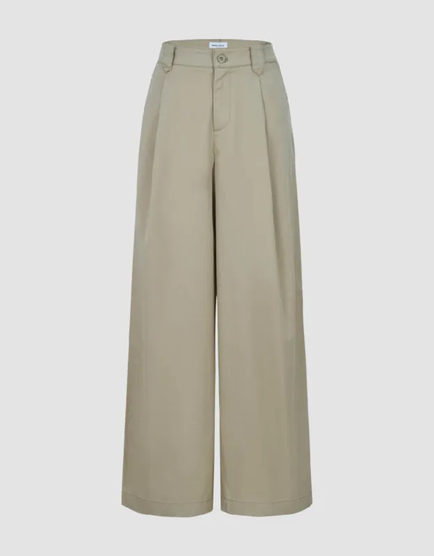 Loose Wide-Leg Pants sold by Urban Revivo