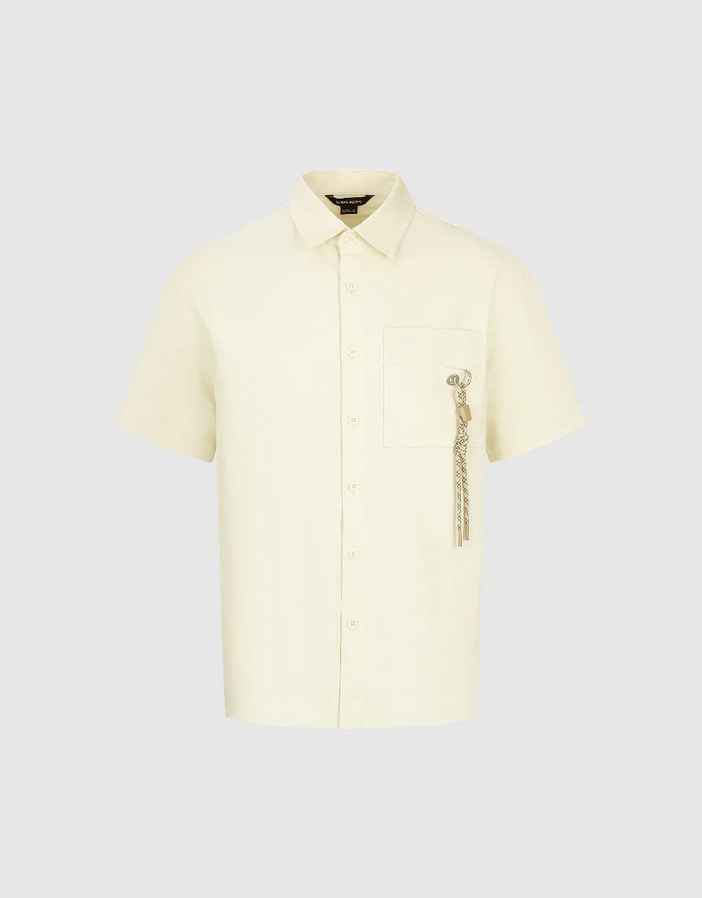Button Up Straight Shirt sold by Urban Revivo product image thumbnail 2