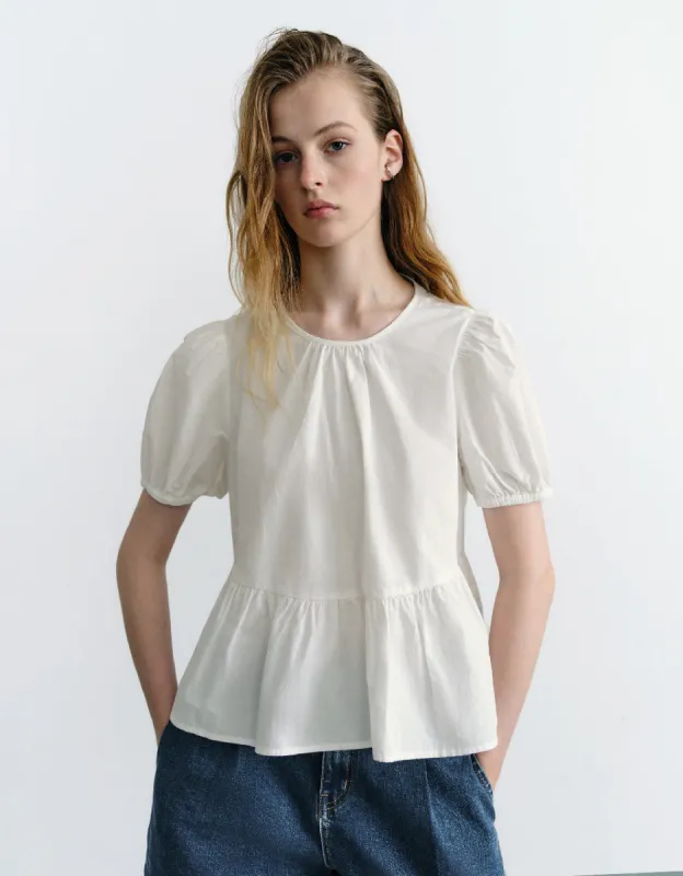 Crew Neck Overhead Shirt sold by Urban Revivo