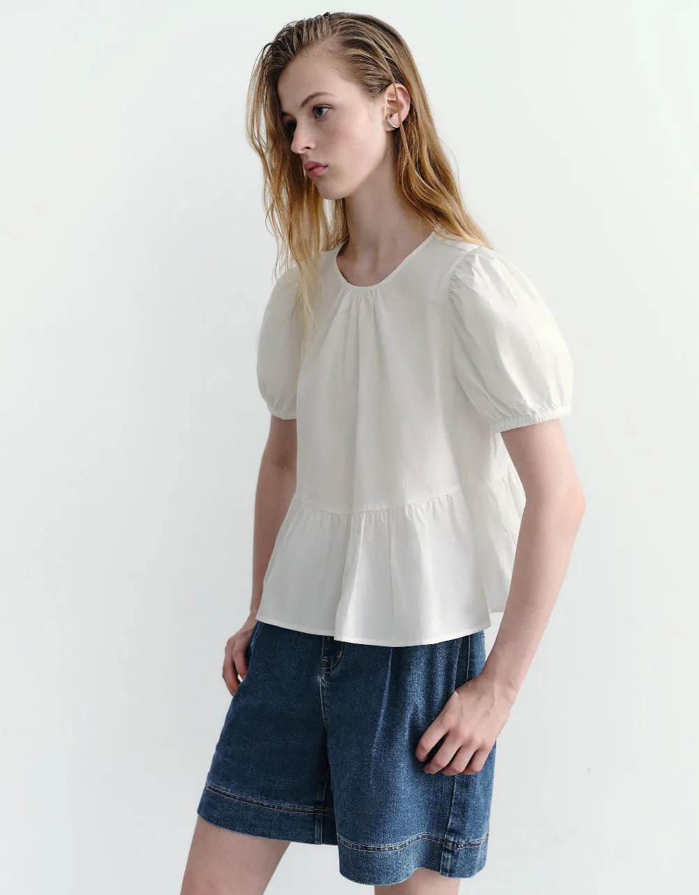 Crew Neck Overhead Shirt sold by Urban Revivo product image thumbnail 3