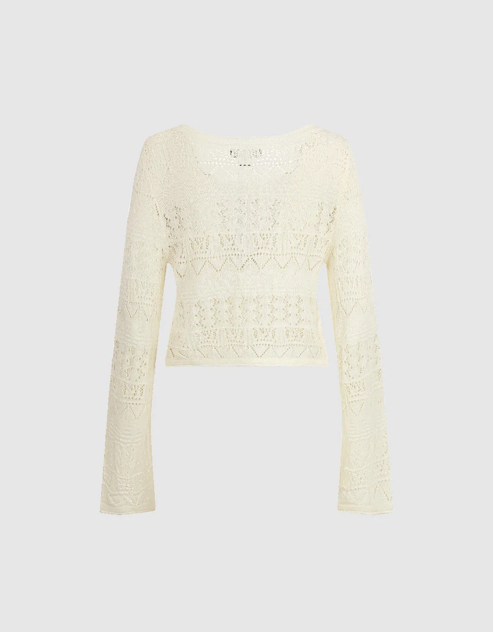 Straight Knitted T-Shirt sold by Urban Revivo product image thumbnail 5