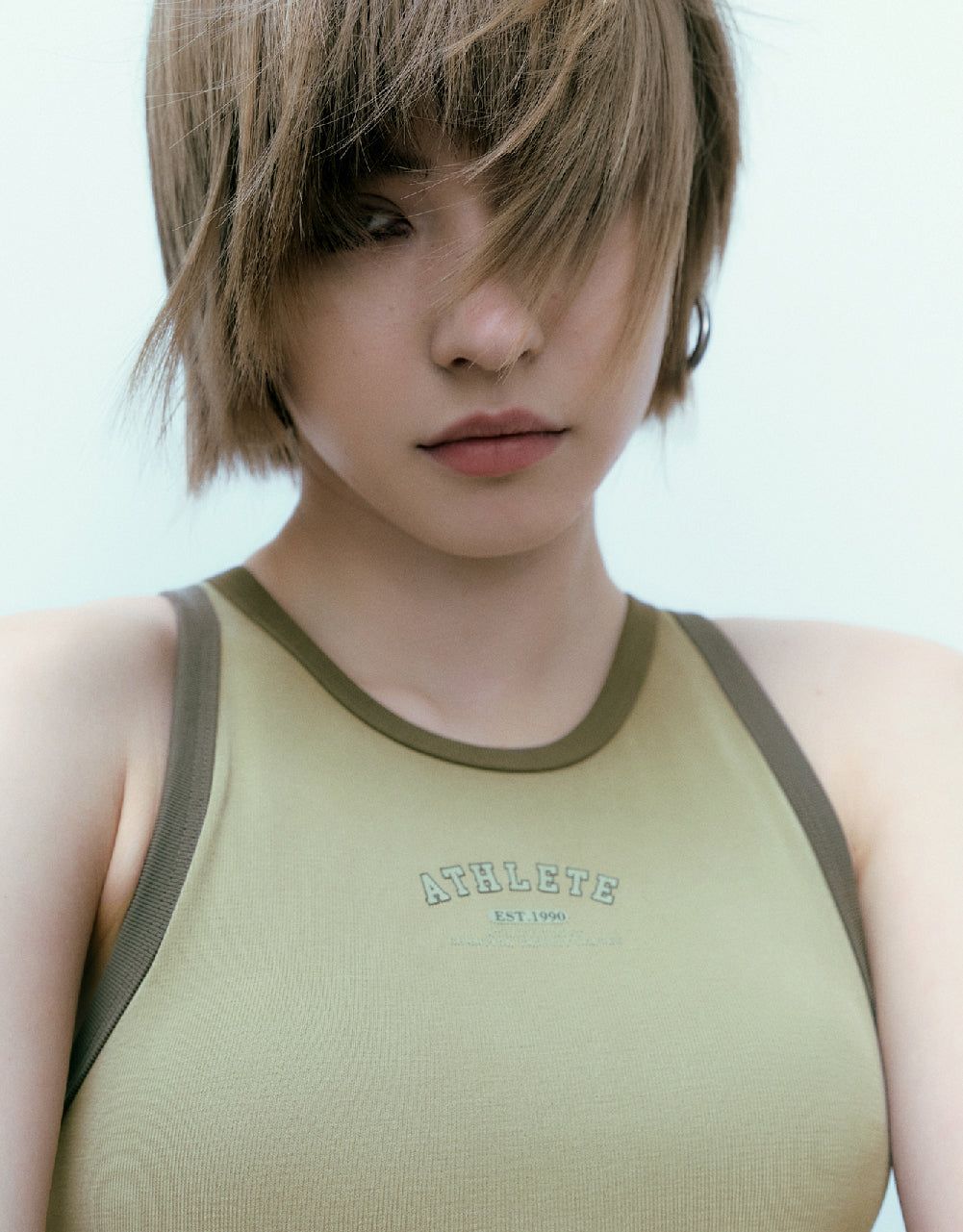 Crew Neck Short Tank Top sold by Urban Revivo product image thumbnail 5