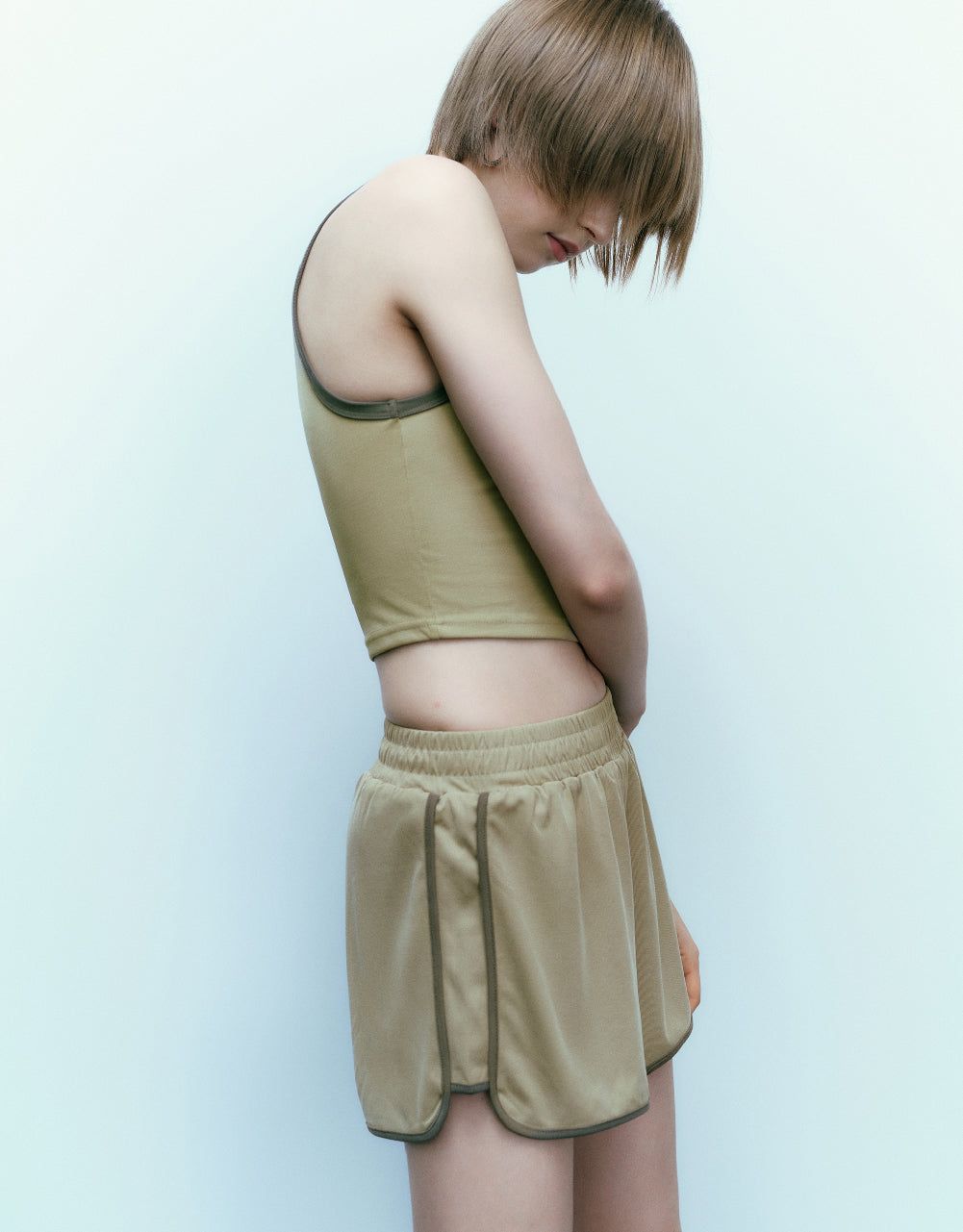 Crew Neck Short Tank Top sold by Urban Revivo product image thumbnail 3