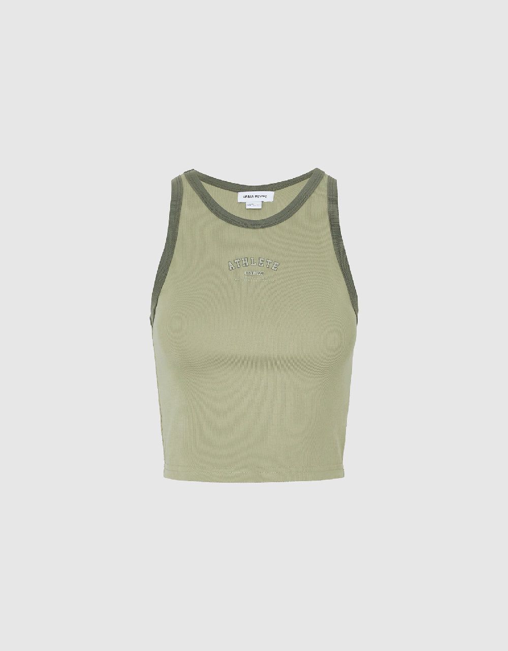 Crew Neck Short Tank Top sold by Urban Revivo product image thumbnail 2