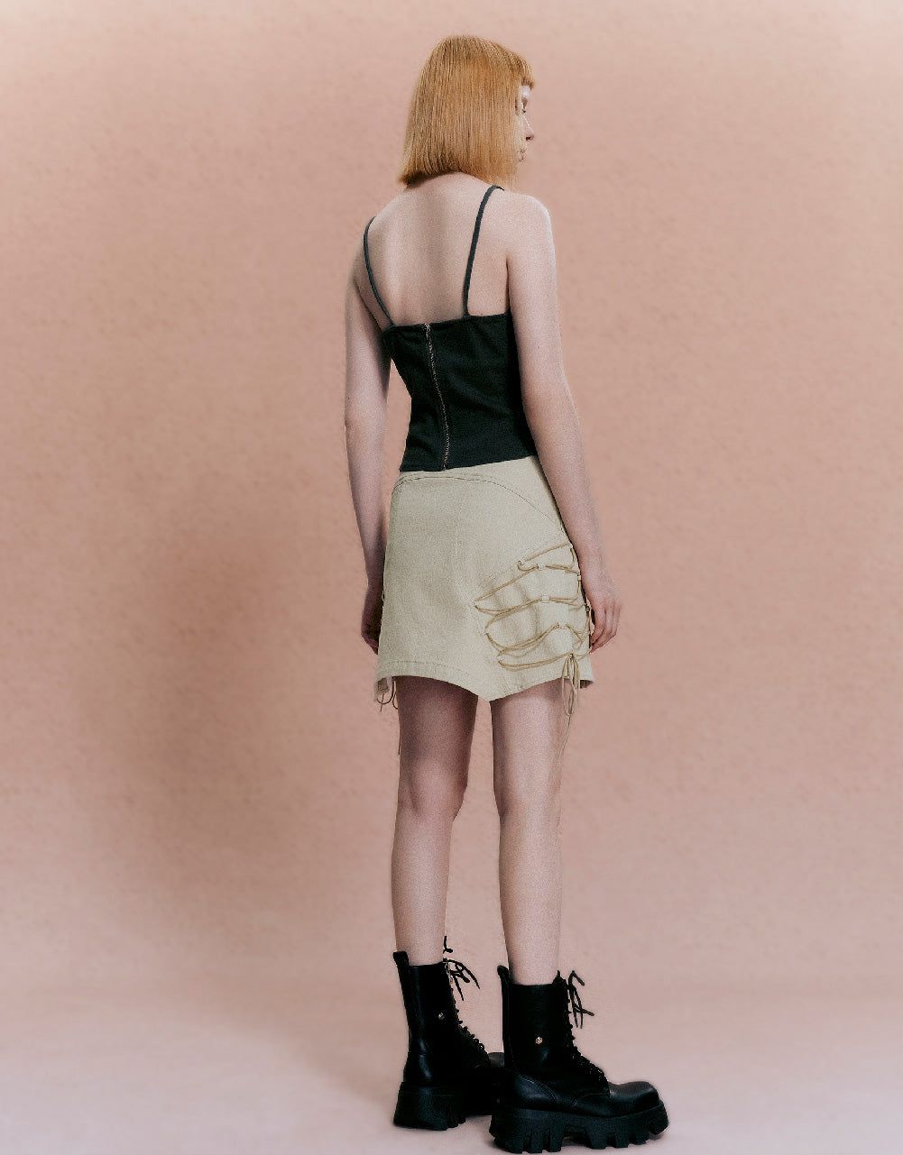 Mini Lace Up A-Line Skirt sold by Urban Revivo product image thumbnail 5