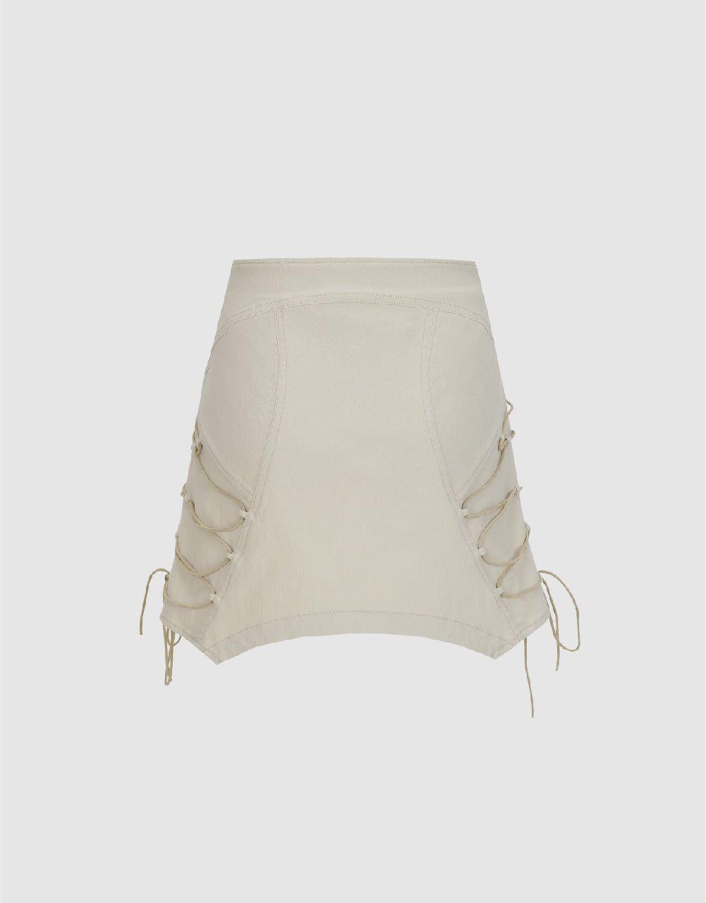 Mini Lace Up A-Line Skirt sold by Urban Revivo product image thumbnail 3