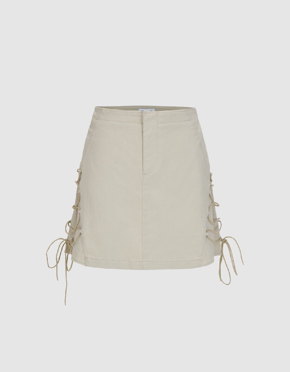 Mini Lace Up A-Line Skirt sold by Urban Revivo