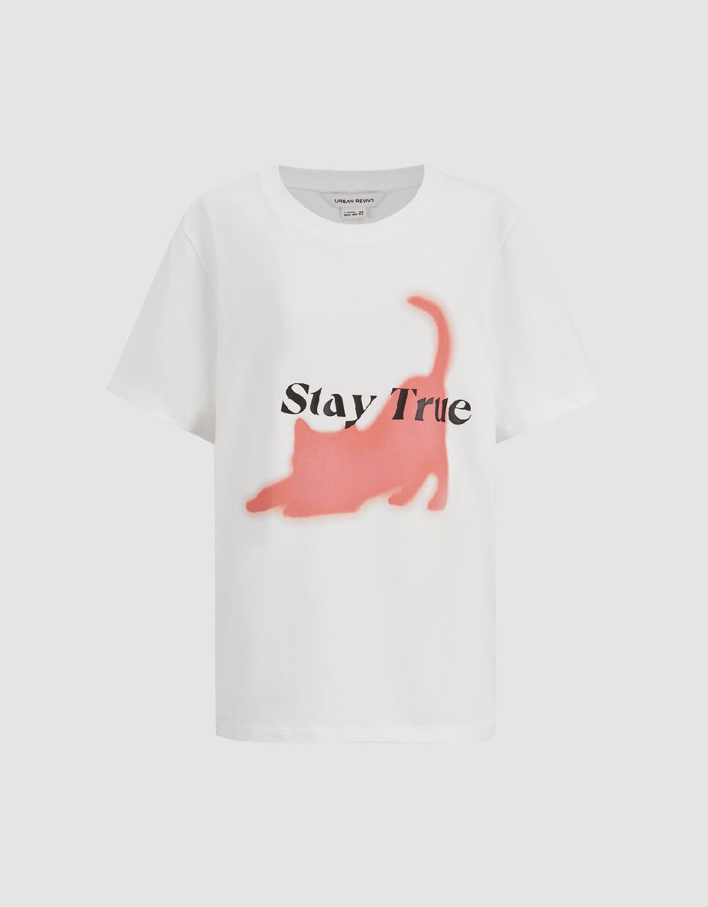 Crew Neck T-Shirt sold by Urban Revivo product image thumbnail 3