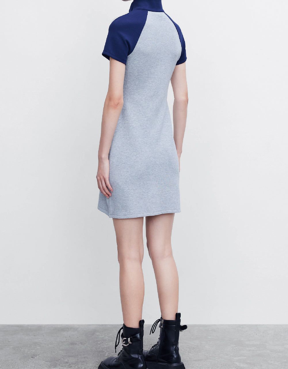 Zipper Front Skater Dress sold by Urban Revivo product image thumbnail 4