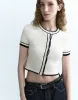 Button Up Crew Neck Knitted Cardigan sold by Urban Revivo