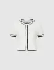 Button Up Crew Neck Knitted Cardigan sold by Urban Revivo