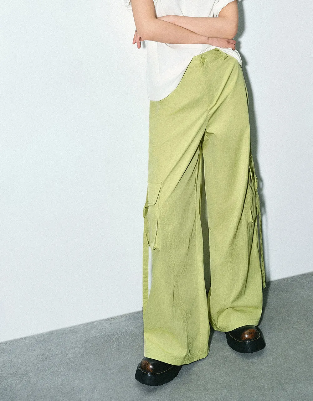 Wide-Leg Pants sold by Urban Revivo product image thumbnail 4