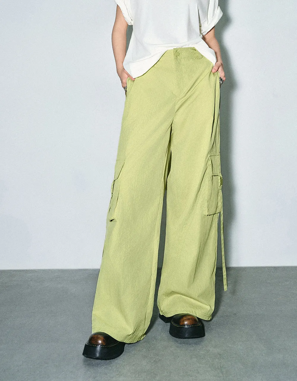Wide-Leg Pants sold by Urban Revivo product image thumbnail 2