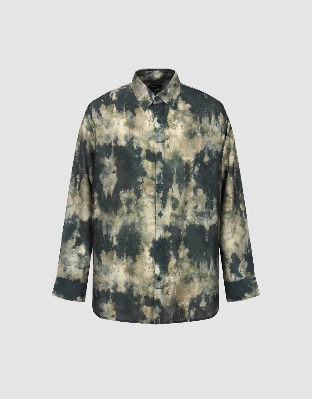 Button Up Printed Oversized Shirt sold by Urban Revivo product image thumbnail 2