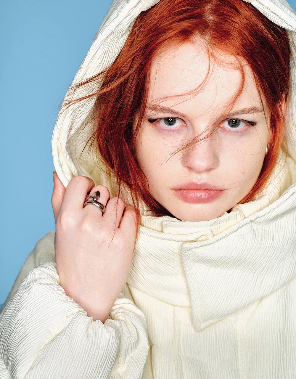 Stand Collar Puffer Jacket sold by Urban Revivo product image thumbnail 5